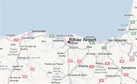 bilbao spain map airport